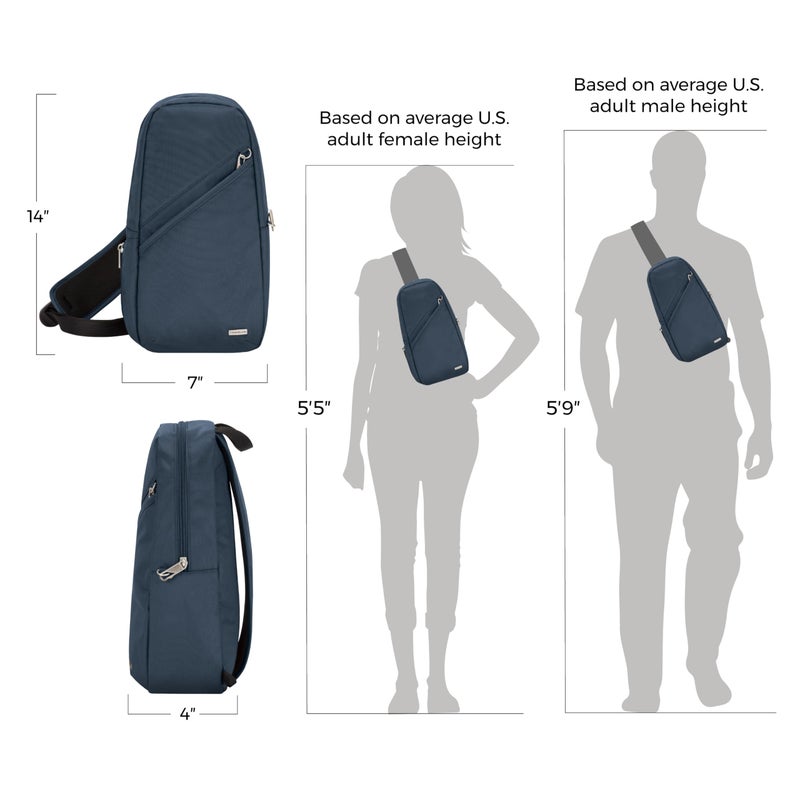 Travelon Anti-Theft Classic Sling Bag - Image 4