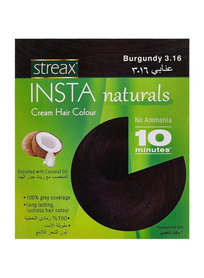 Streax كريم صبغة الشعر إنستا 15 مل بورجوندي - Image 1