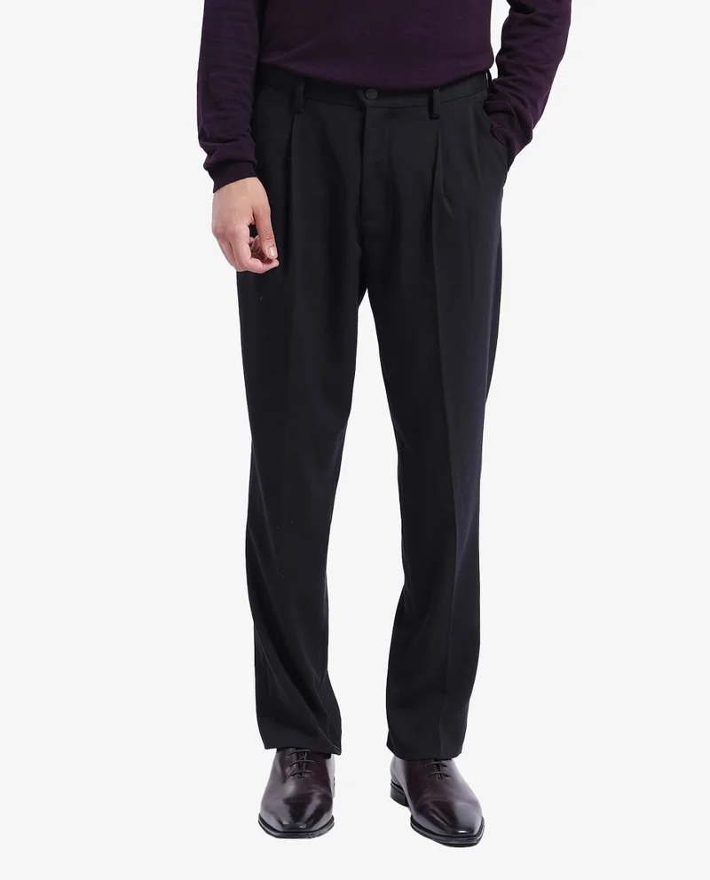 Rare Rabbit Men's Pleated Relaxed Trousers