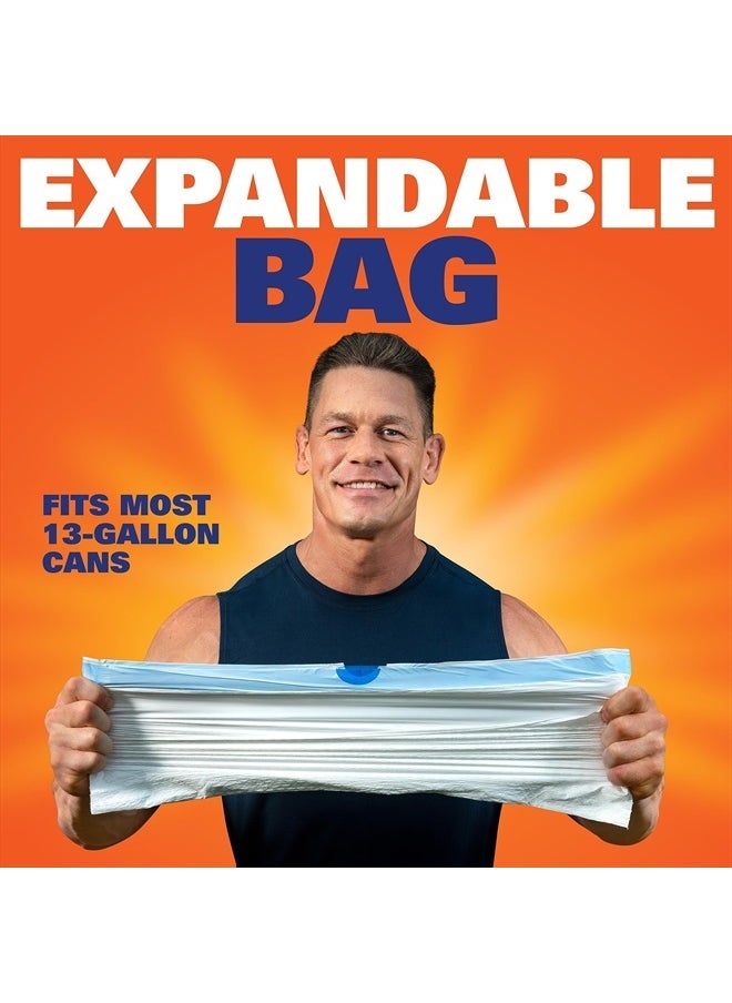 Ultra Strong Tall Kitchen Trash Bags, Clean Burst Scent, 13 Gallon, 80 Count