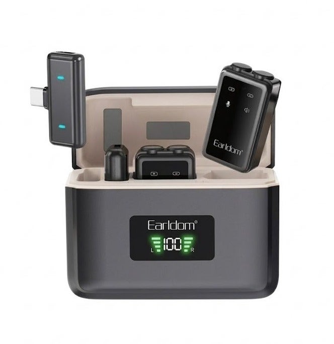 Earldom Earldom MC14 3-in-1 Multifunction Wireless Microphone 2 4ghz Lavalier Z84A697C650DB962EC345Z