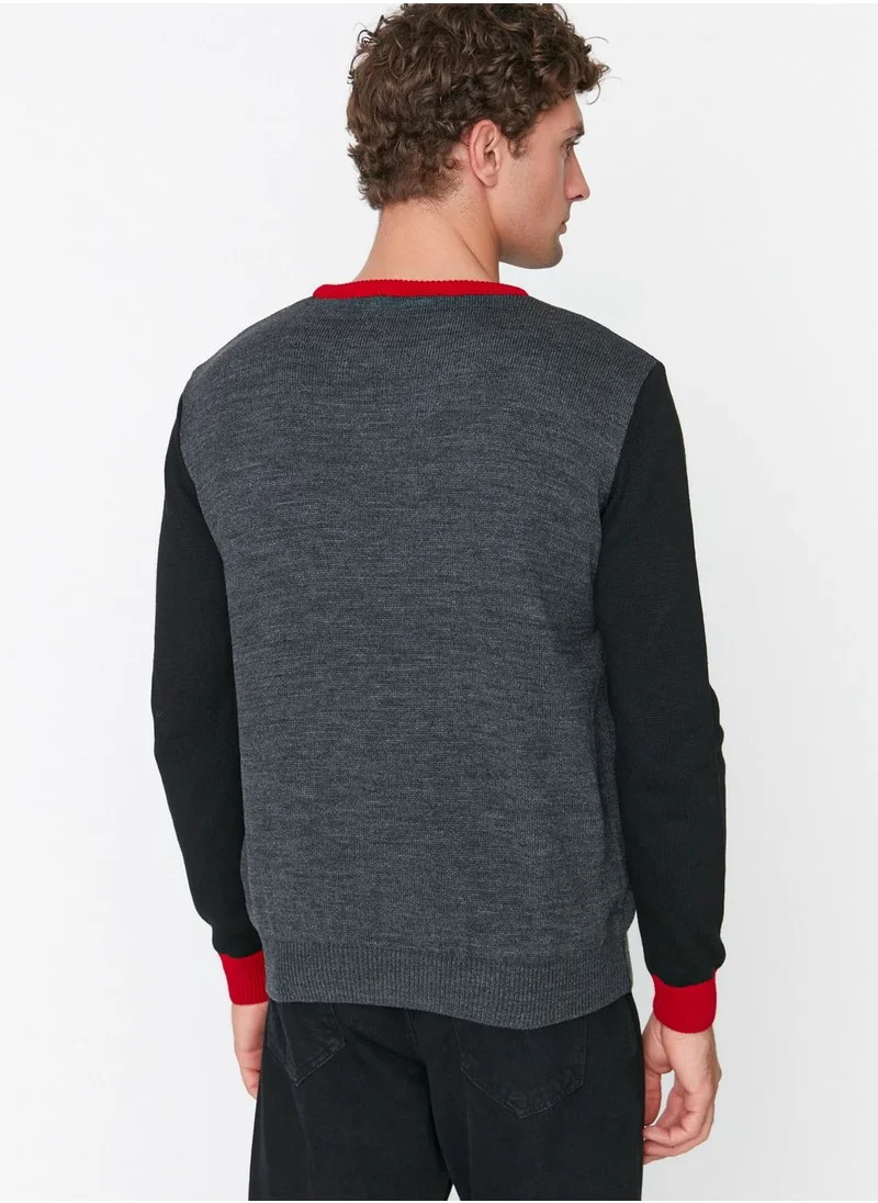 trendyol Reindeer Detail Knitted Sweater