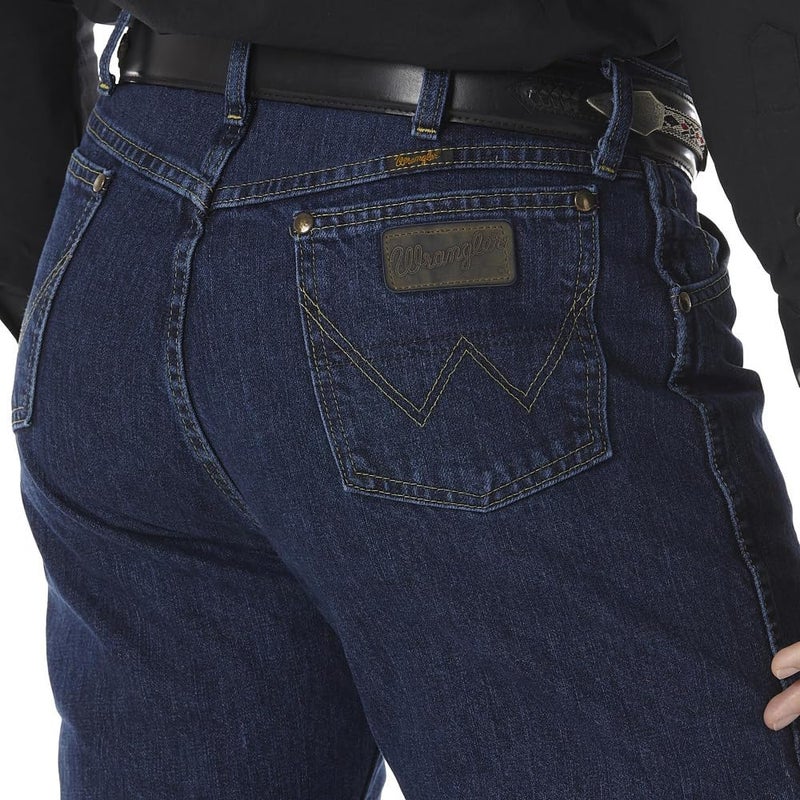 WranglermensGeorge Strait Cowboy Cut Original Fit Jean Dark Stone - Image 5