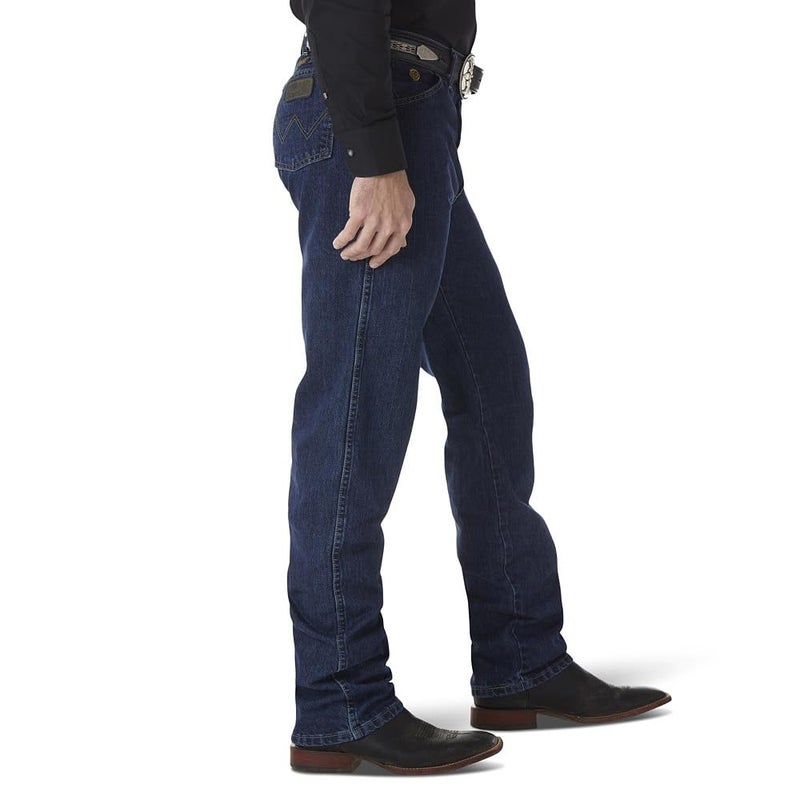 WranglermensGeorge Strait Cowboy Cut Original Fit Jean Dark Stone - Image 4