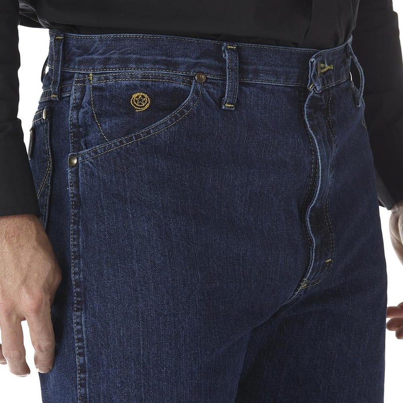 WranglermensGeorge Strait Cowboy Cut Original Fit Jean Dark Stone - Image 2