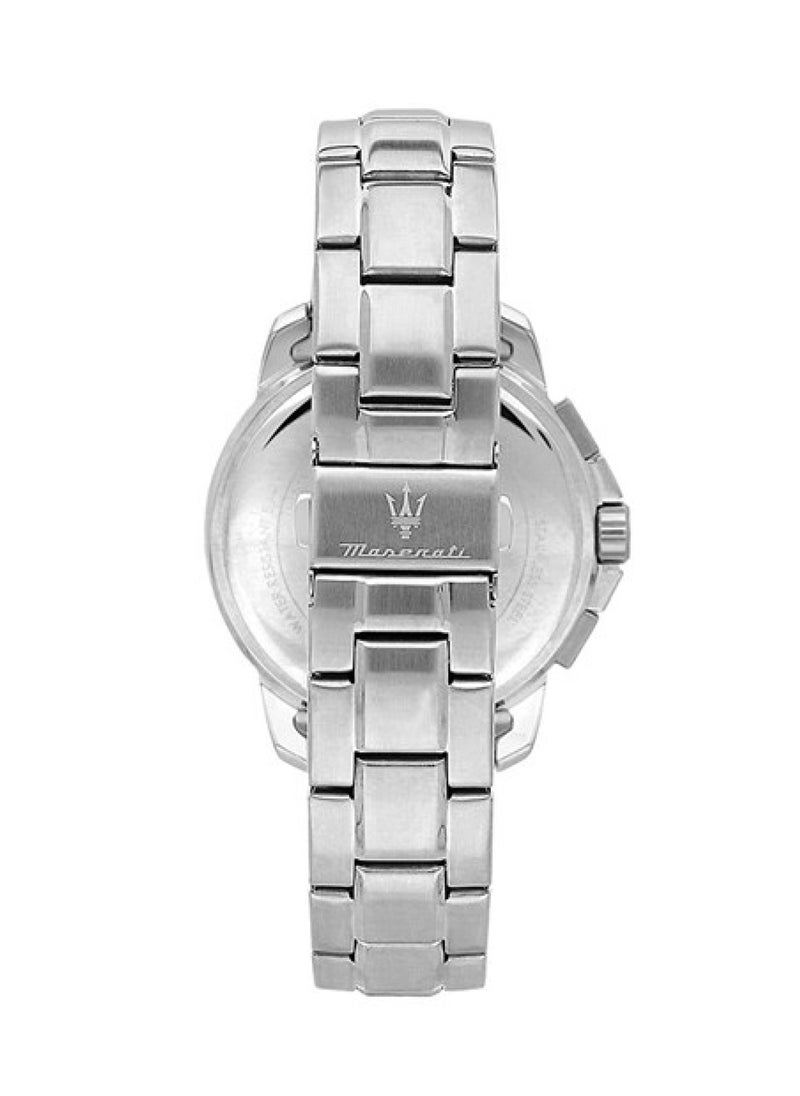 Maserati Men's Successo Quartz Chronograph Silver Stainless Steel Watch R8873621044 - 42mm  - Image 4