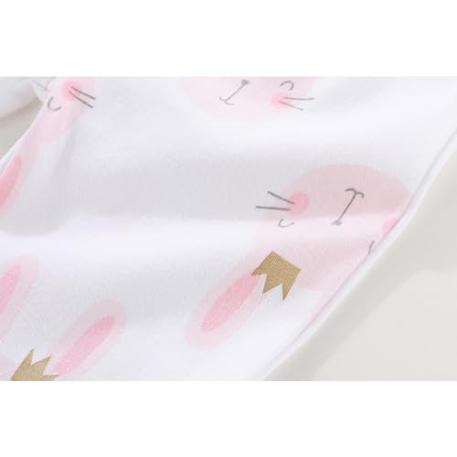 JELYLOVE Unisex Baby Boy Girl Pants Sets Cotton Soft Infants Bottoms Casual 5 Pack 0-12 Month Babies' Leggings - Image 5