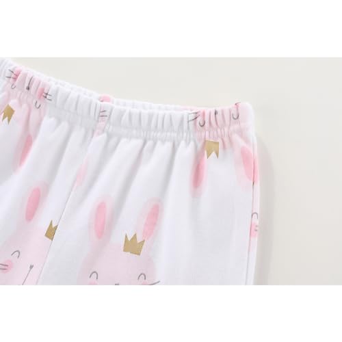 JELYLOVE Unisex Baby Boy Girl Pants Sets Cotton Soft Infants Bottoms Casual 5 Pack 0-12 Month Babies' Leggings - Image 4