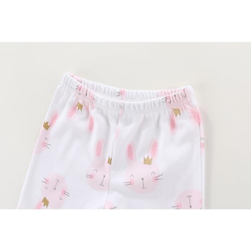 JELYLOVE Unisex Baby Boy Girl Pants Sets Cotton Soft Infants Bottoms Casual 5 Pack 0-12 Month Babies' Leggings - Image 3