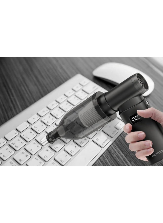 بورودو مكنسة كهربائية محمولة 2 في 1 من بورودو لايف ستايل مع وظيفة نفخ الهواء، مزودة بمحرك بقوة 130000 دورة في الدقيقة وفلتر HEPA من فئة H14. - Image 1