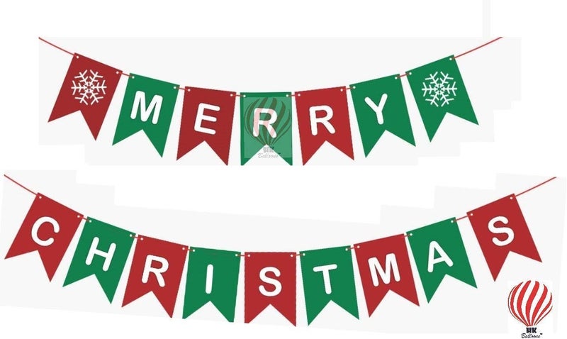 HK Balloons HK balloons Christmas Banner Balloons And Caps Set For ChristmasBirthday Decorations - Image 4