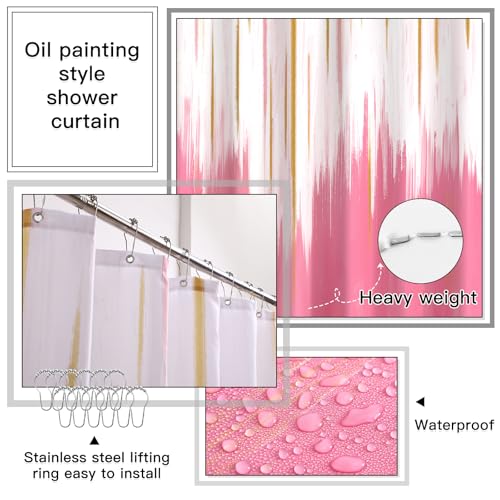 WSBArt 32PCS Bathroom Sets with Shower Curtain and Rugs-Grey Bathroom Accessories,Non Slip Bathroom Rugs Set with Toilet Lid Cover, Waterproof Shower Curtain, 3PC Soap Dispenser with Trash Can - Image 3
