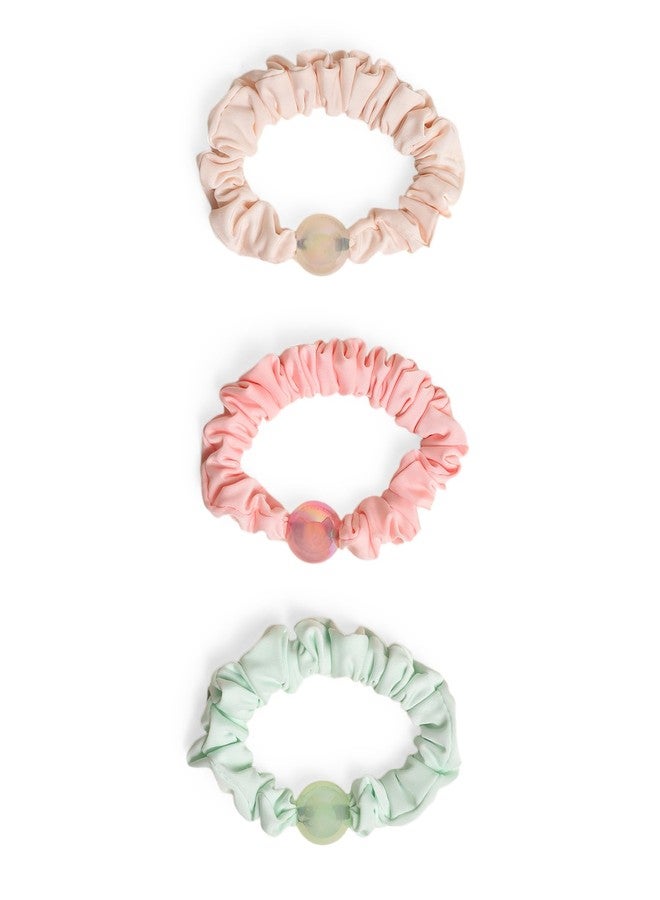 Mi Arcus Soft & Stylish Decorative Hair Scrunchies -Multicolour (Pack of 3) - Image 1