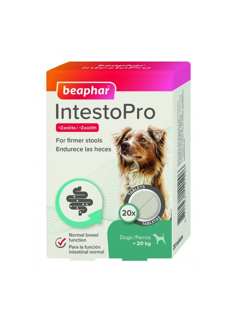 beaphar INTESTOPRO ANTI DIARRHEA TABLET LARGE DOG 20 TAB