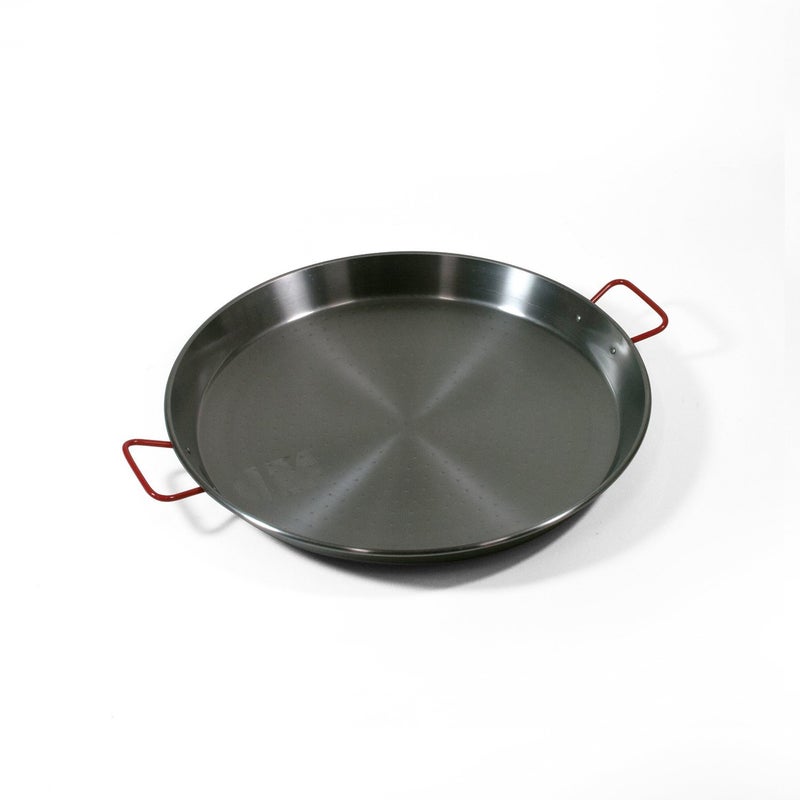 La Paella Garcima La Paella 20Inch Carbon Steel Paella Pan Large Silver