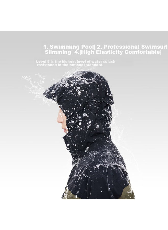 JD.com (Jingdong Jingzao) Pangolin 700 Series Ultra Tear-Resistant Hard Shell Mountaineering Jacket Unisex Rock Blue Xl - Image 5