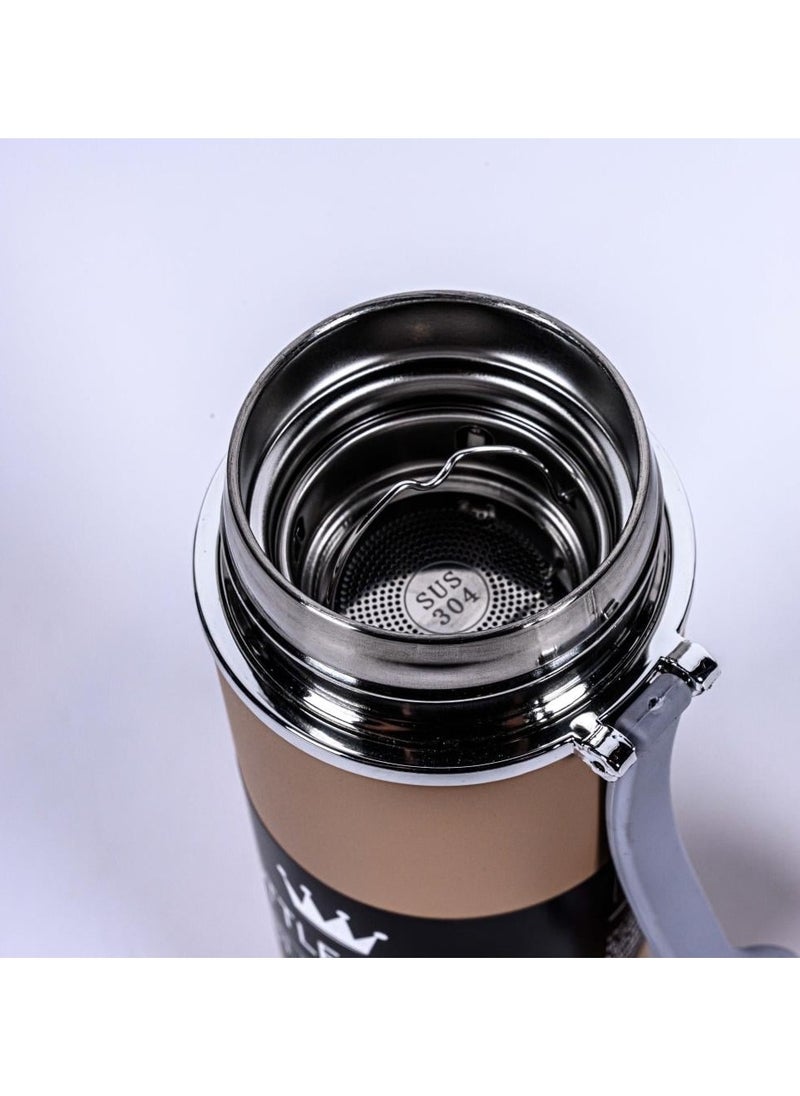Generic - Stainless Steel Vacuum Insulated Flask, Leak-proof, BPA-free Double Walled Thermal Mug for Coffee & Tea, 500ml - Image 1