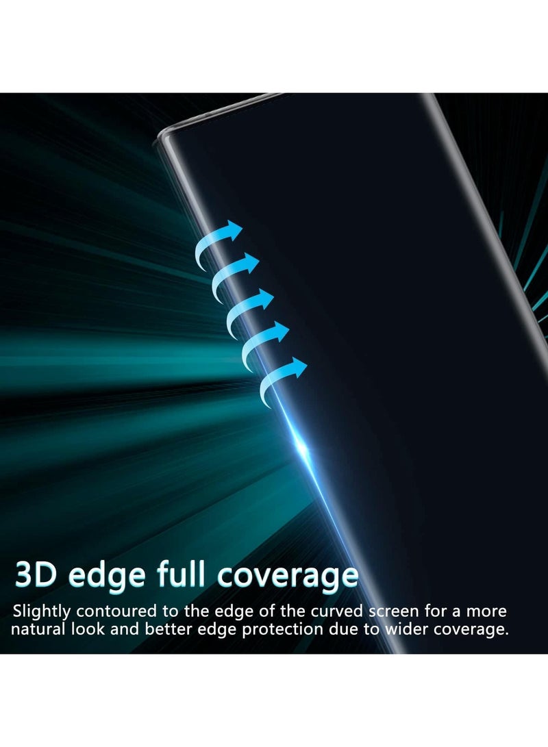 General Screen Protector Compatible with ZTE AXON 40 Ultra 5G, [1+2 Pack] 3D Screen Protector + Camera Lens Protector 9H Hardness Anti-Scratch HD Tempered Glass for ZTE AXON 40 Ultra  - Image 4