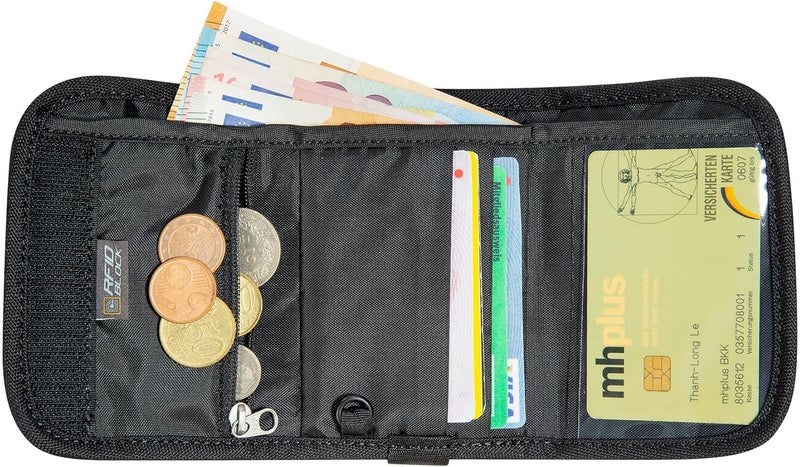 Tatonka Wallet Folder RFID B - Wallet with RFID Blocker - TÜV Certified - 9 x 12 x 2 cm, black, 9 x 12 x 2 cm, Wallet with RFID blocker - Image 4