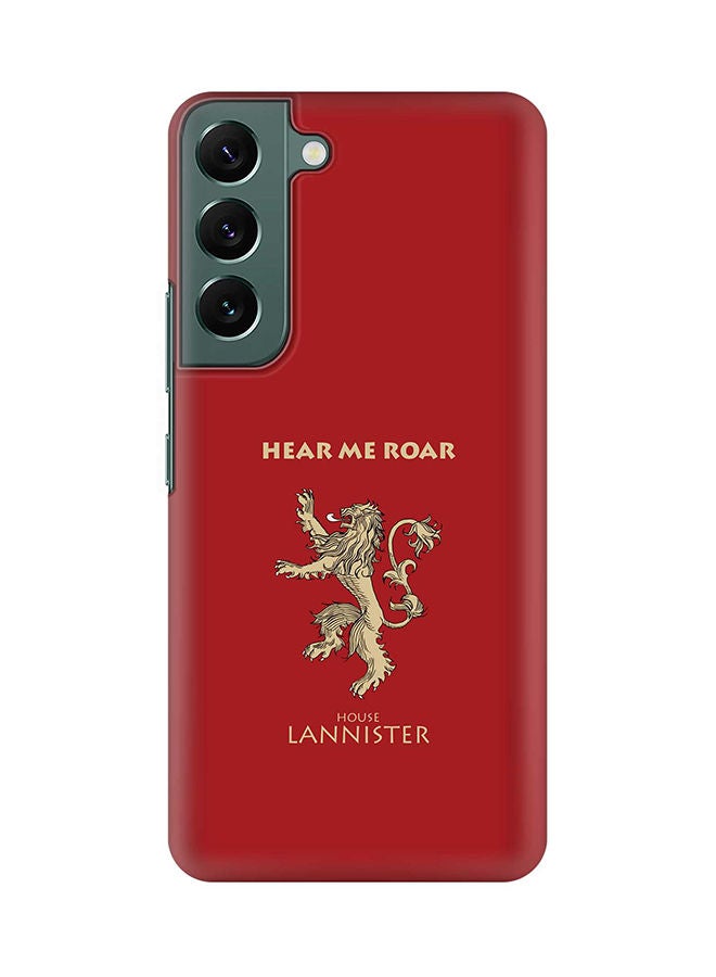 ستايلايزد جراب لهاتف جالاكسي S22 بلس رفيع سناب كلاسيك سيريز شيلد بطباعة نهائية غير لامعة - GOT House Lannister - Image 1