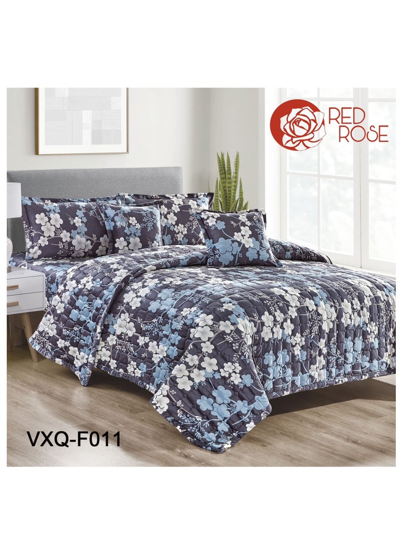 Double winter floral velvet compressed mattress