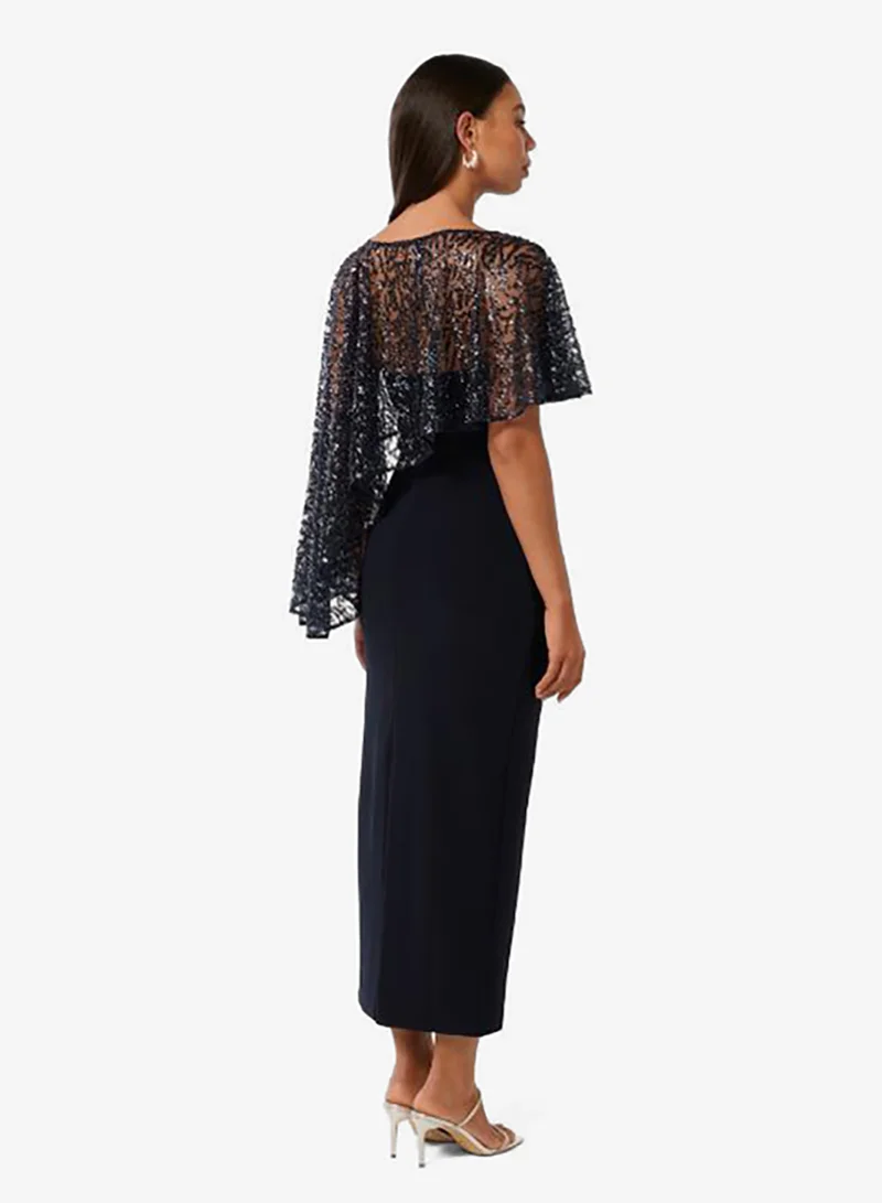 forever new Kara Embellished Cape Bodycon Maxi Dress