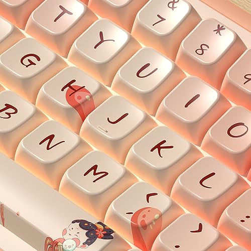 daixiahu Tang Theme keycaps 158 Key PBT keycaps MDA Custom keycap Set is Suitable for 61/87/104/108 Cherry MX Switch and Other Mechanical Keyboards (Tang Style) - Image 4