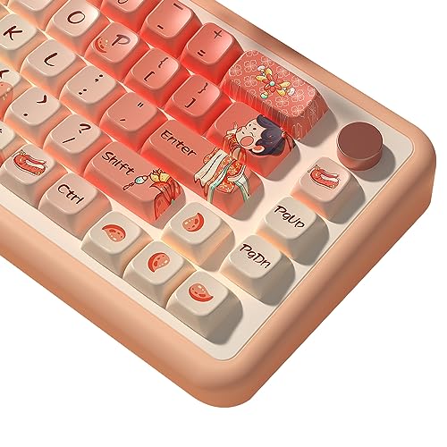 daixiahu Tang Theme keycaps 158 Key PBT keycaps MDA Custom keycap Set is Suitable for 61/87/104/108 Cherry MX Switch and Other Mechanical Keyboards (Tang Style) - Image 2