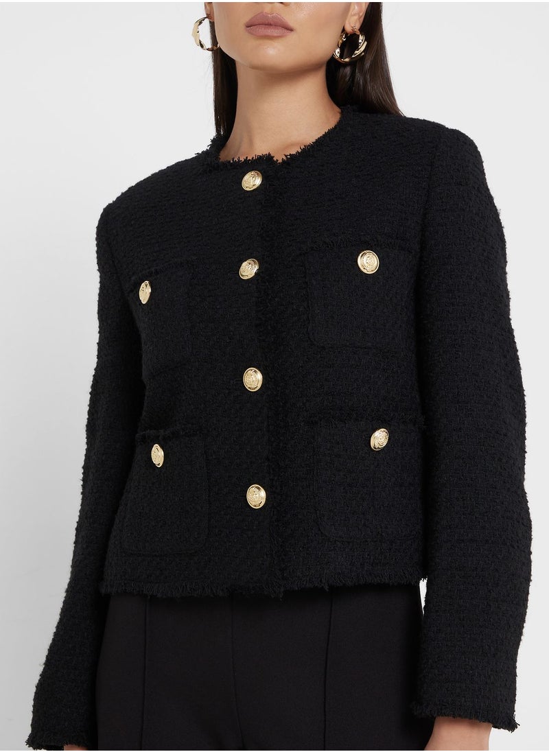 MANGO - Button Detail Jacket - Image 1