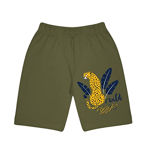 kyda kids شورتات كوتون مطبوعة للأطفال من KYDA KIDS® - عبوة من 4 (K-B-SHORTS-3MCC-C2-2-3Y، متعدد الألوان) - Image 4