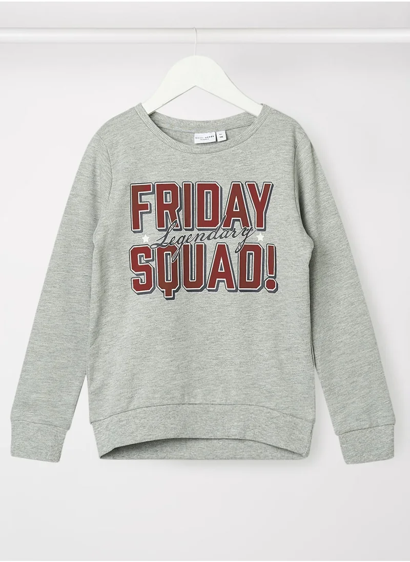 NAME IT Kids Friday Long Sleeve Sweatshirt