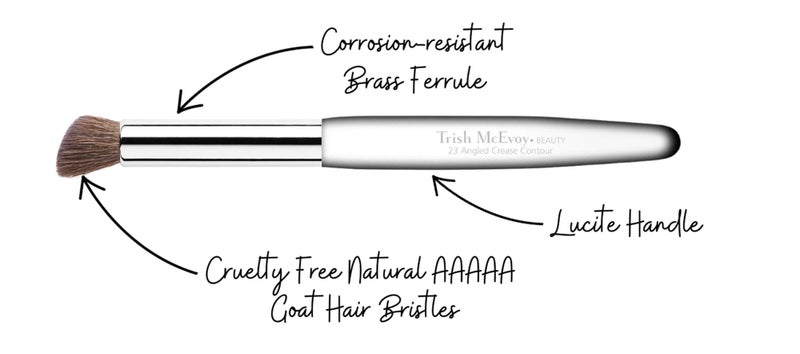 Trish McEvoy Brush 23 Angled Crease Contour - Image 5