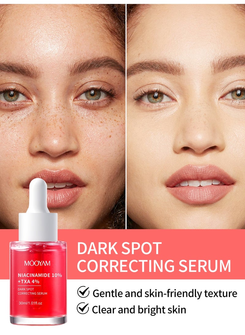 MOOYAM Niacinamide 10% + Txa 4% Serum, Dark Spot Correcting Serum 30Ml for Post-Acne Marks Acne Scars Hyperpigmentation and Even Skin Tone Fragrance-Free - Image 4