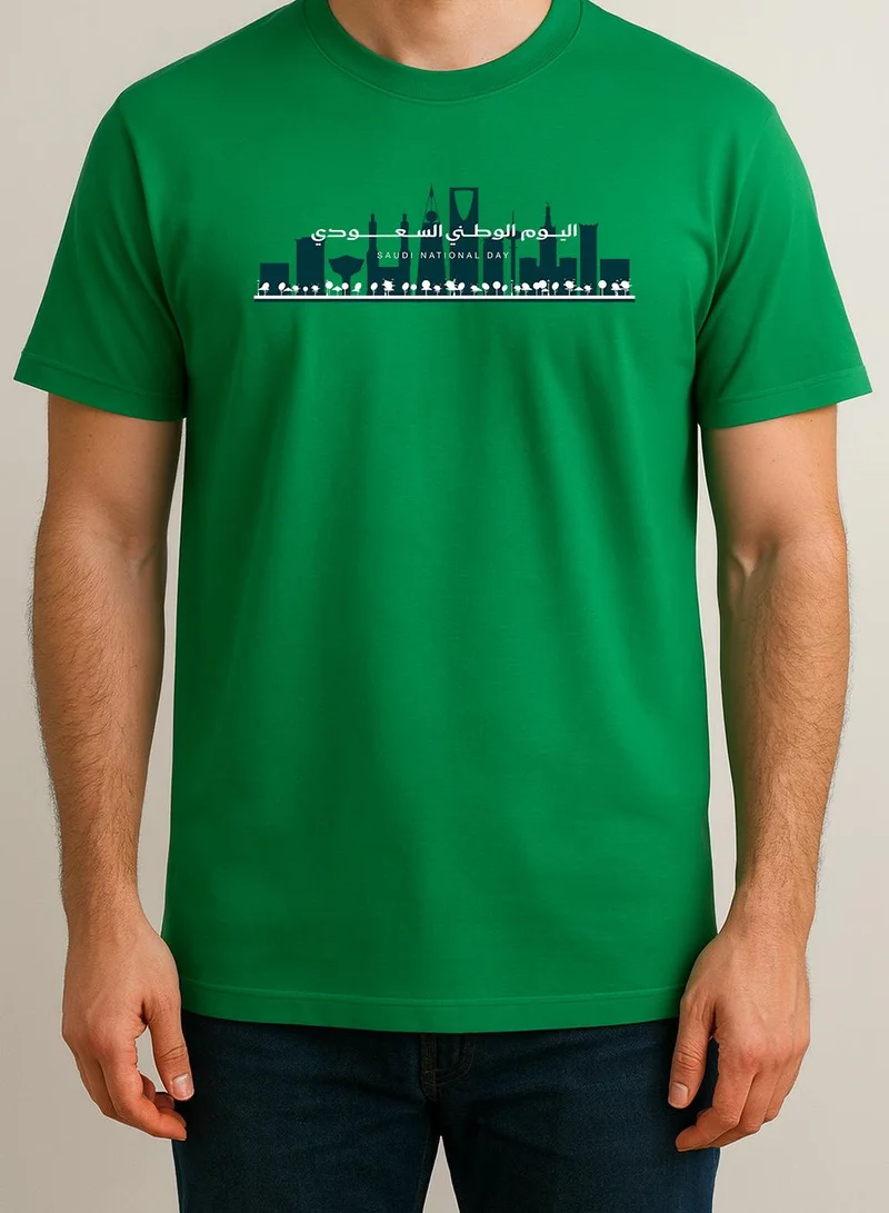 Lowha Cotton T-Shirt for Saudi National Day Celebrations for Women & Men