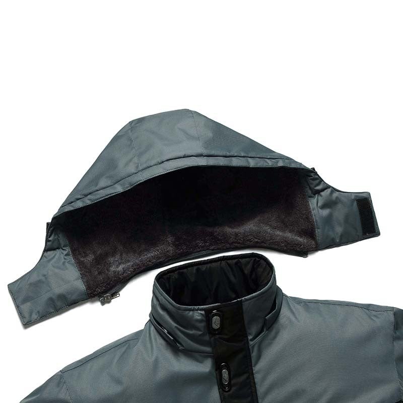 Men'S Fleece Plus Size Rush Clothes Warm Thickened Coat Outdoor Loose Mountain Climbing Cold-Proof Cotton-Padded Jacket Casual - Image 3