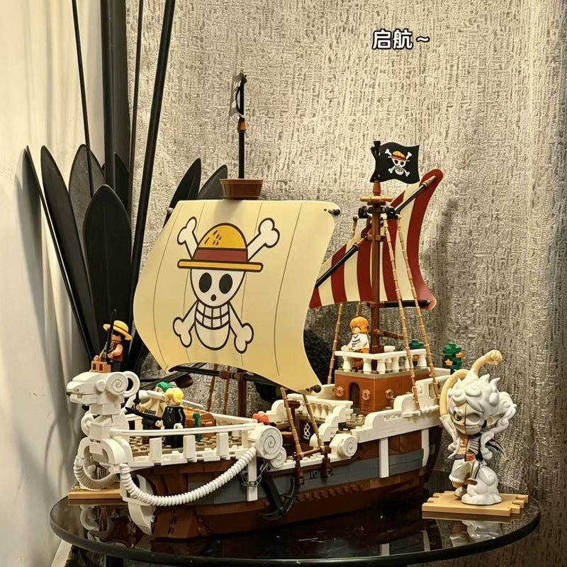 One Piece Going Merry Pirate Ship Building Blocks (LEGO-compatible) - Image 3