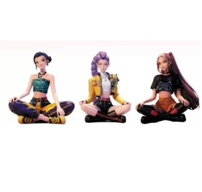 JAYATO KPOP Demon Hunters 6Pcs Blind Box Figures, Cute Sitting Dolls, Collectible Character Toys, Home Decoration Ornaments, Birthday Gift for KPOP Fans - Image 2