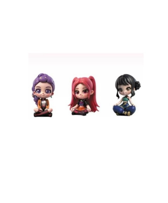 JAYATO KPOP Demon Hunters 6Pcs Blind Box Figures, Cute Sitting Dolls, Collectible Character Toys, Home Decoration Ornaments, Birthday Gift for KPOP Fans - Image 3