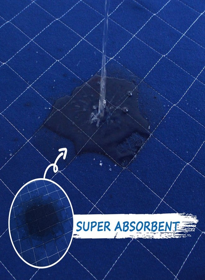 Coldwind Washable Pee Pads for Dogs, Reusable 36" Round Whelping Pads, Whelping Box for Dogs, Puppy Training Pads with Non-Slip Back for Playpen/Crate, Dog Housebreaking Absorption Pad - Image 3