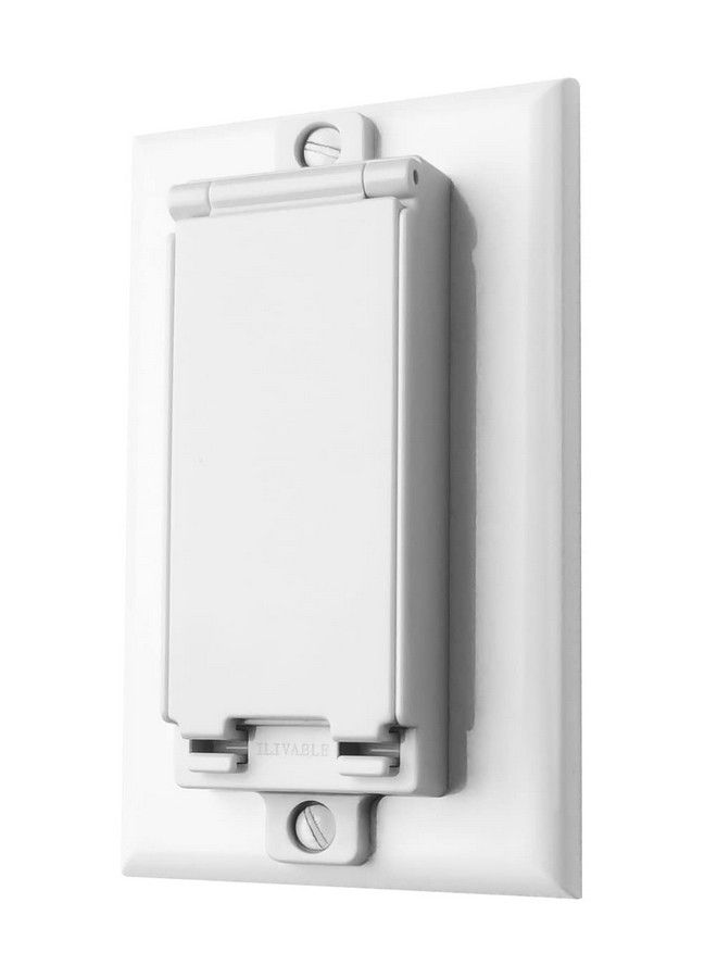 ILIVABLE Light Switch Guard Ilivable Child Proof Switch Plate Cover Prevents Kids Or Accidental Turned On/Off Switch While Allowing Access (White 2 Pack) - Image 2
