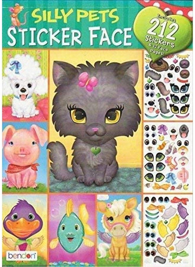 Bendon Silly Pets Face Repositional Stickers Fun Activity Book - Image 4