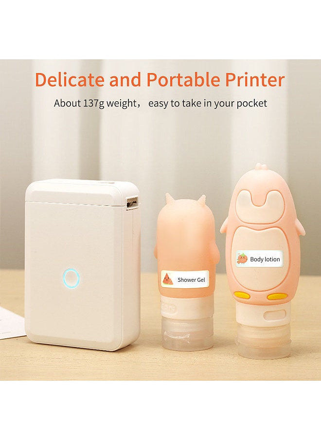NIIMBOT D110 Label Maker Machine Mini Pocket Thermal Label Printer All in One BT Connect Prince Tag DIY Date Journal Study Sticker Labeling Machine Compatible with iOS Android Microsoft  - Image 4