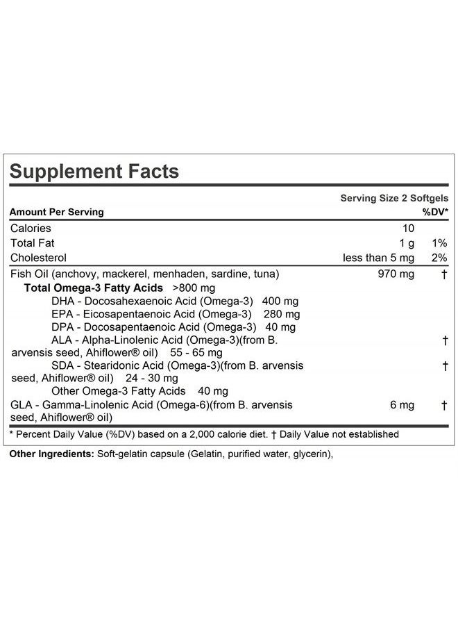 Andrew Lessman - Essential Omega-3 Unflavored - 180 Softgels - Ultra-Pure, High Potency Omega-3 Oils. High DHA, No Stomach Upset, No Contaminants, No Mercury. Small Easy to Swallow Softgels - Image 1
