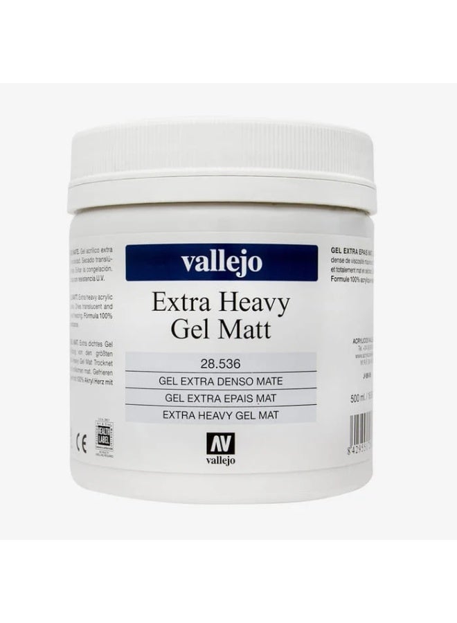 جل مطفي ثقيل للغاية ٥٠٠ مل - وسط أكريليك سميك للملمس، واللصق، والوسائط المتعددة، والمشاريع الفنية