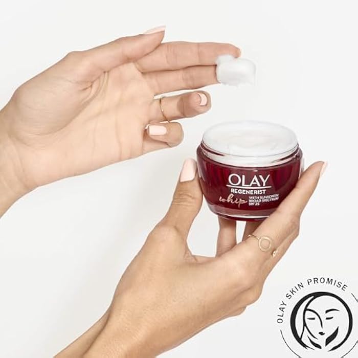 Olay Regenerist Whip Face Moisturizer Cream with Sunscreen SPF 25, 1.7 oz - Image 4
