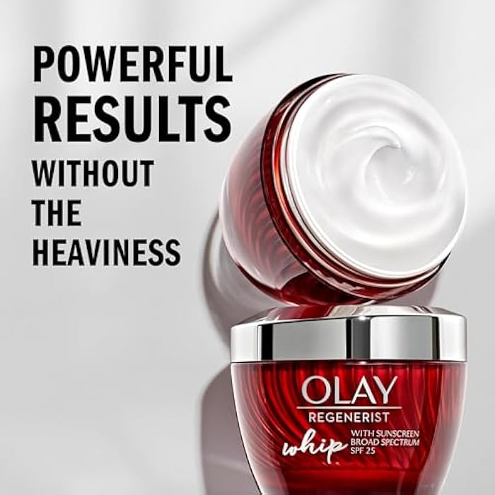 Olay Regenerist Whip Face Moisturizer Cream with Sunscreen SPF 25, 1.7 oz - Image 2