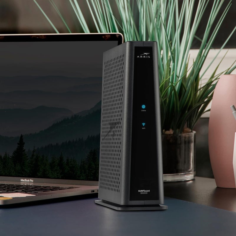ARRIS (SBG8300) - جهاز مودم وكابل مزدوج - سريع DOCSIS 3.1 جيجابت و AC2350 واي فاي ، كومكاست إكسفينتي ، كوكس ، سبيكتروم والمزيد ، 1 جيجابت في الثانية كحد أقصى لسرعات الإنترنت ، 4 قنوات OFDM - Image 5