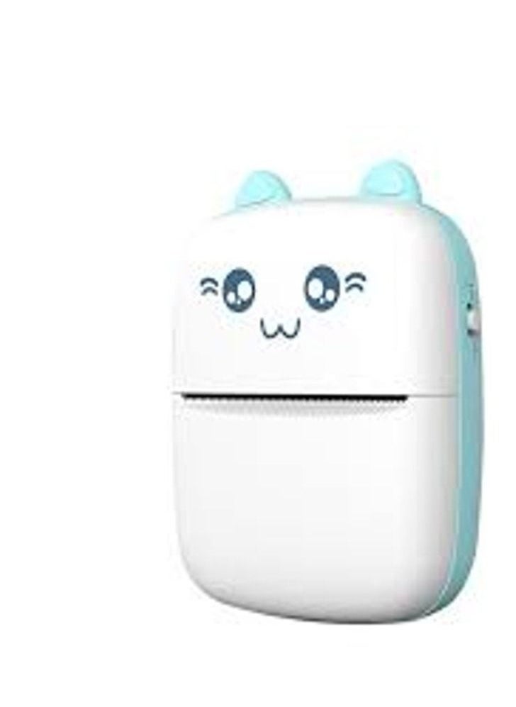 Generic - Mini Printer, Pocket Printer, Wireless Bluetooth Mobile Printer, Thermal Printer for Picture Photo Label Memo, Paper Printer with USB Cable for Study/Android/iOS Smartphone - Image 1