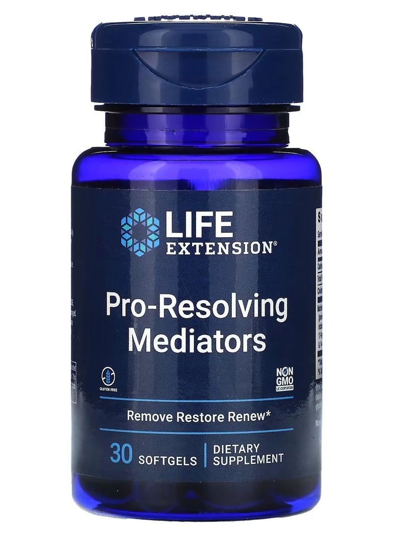 Life Extension, Pro-Resolving Mediators, 30 Softgels - Image 1