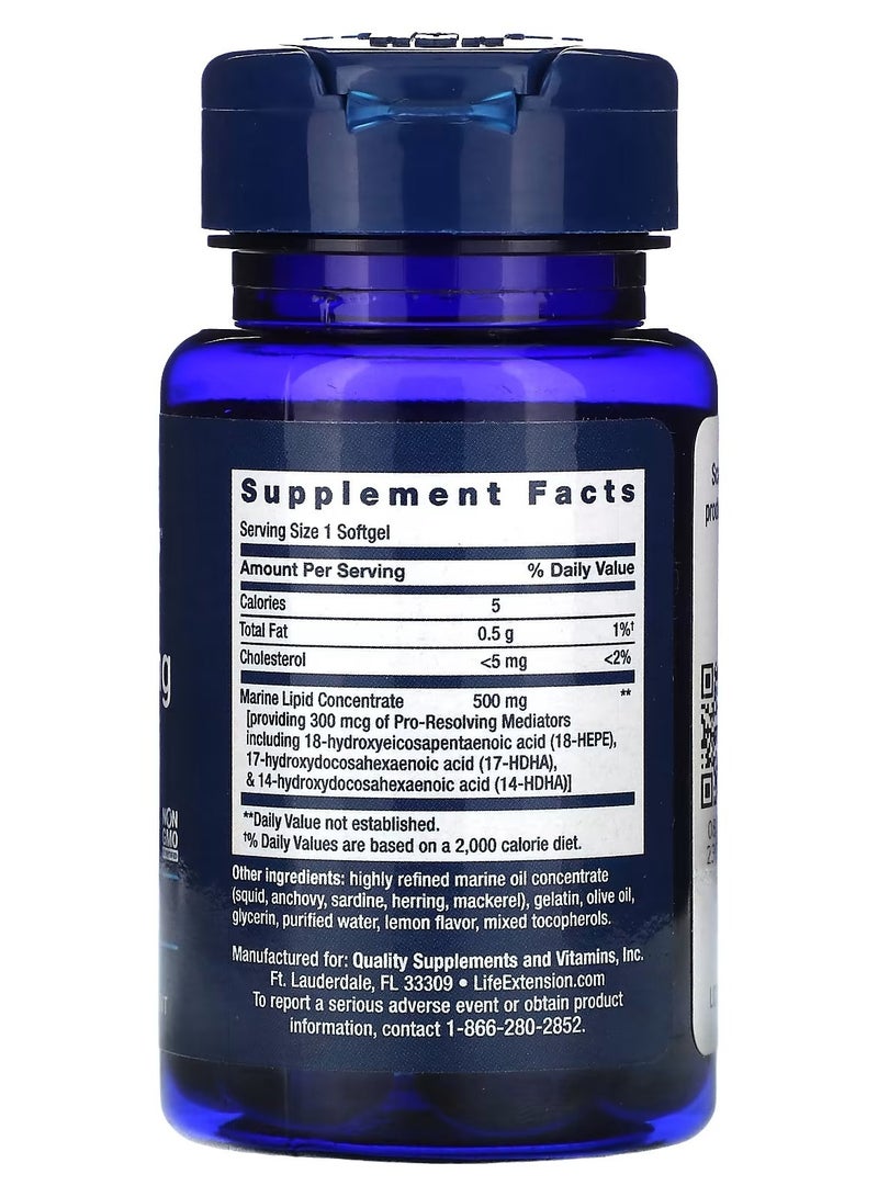 Life Extension, Pro-Resolving Mediators, 30 Softgels - Image 2